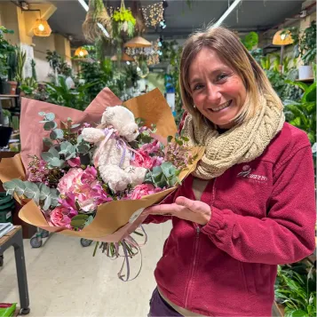 Comprar Ram de flor variada amb peluix a Barcelona | Rams de flors