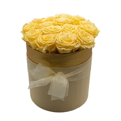 Comprar Caja de Rosas Preservadas en Barcelona | Flores Artificiales o Liofilizadas
