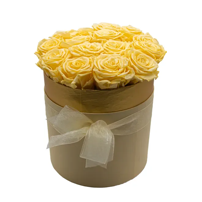 Comprar Caja de Rosas Preservadas en Barcelona | Flores Artificiales o Liofilizadas