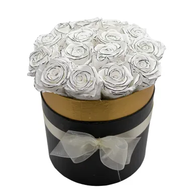 Comprar Caja de Rosas Preservadas en Barcelona | Flores Artificiales o Liofilizadas 2