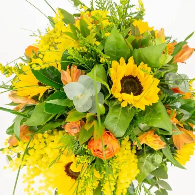 Cesta de girasoles 2