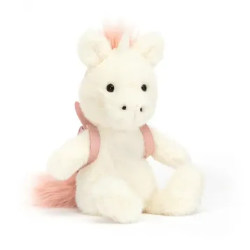 Unicornio con mochila