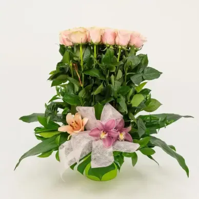 Comprar Vertical de 20 Rosas en Barcelona | Centros de Flores 2