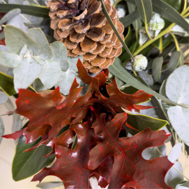 Minijarrón verdes navideños | Detalle natural y festivo 2