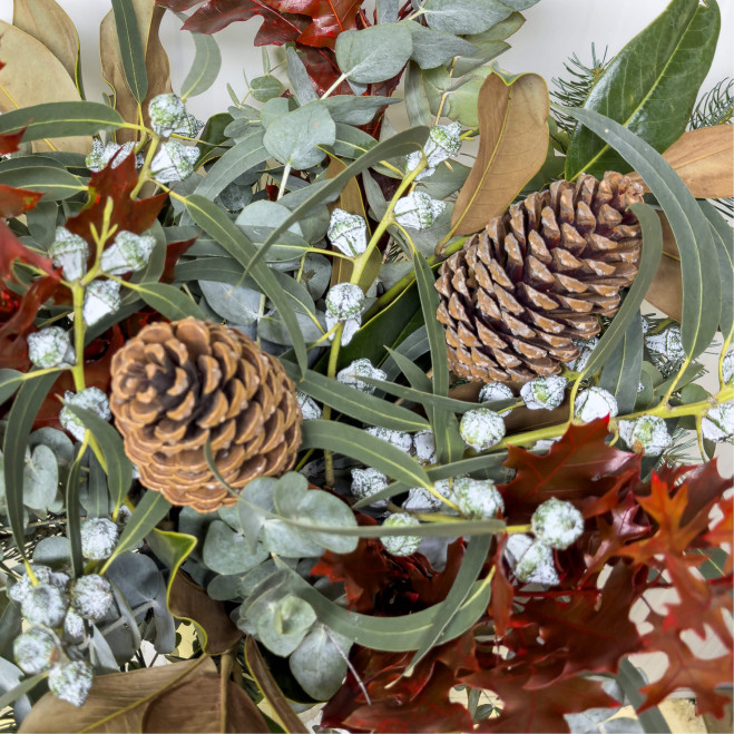 Ramo de verdes navideños | Natural, elegante y de invierno