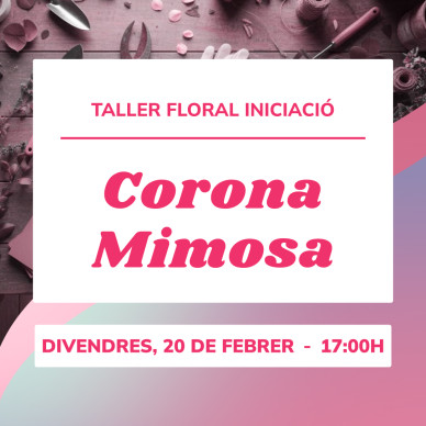 Taller corona de mimosa | Crea tu decoración floral de temporada 2
