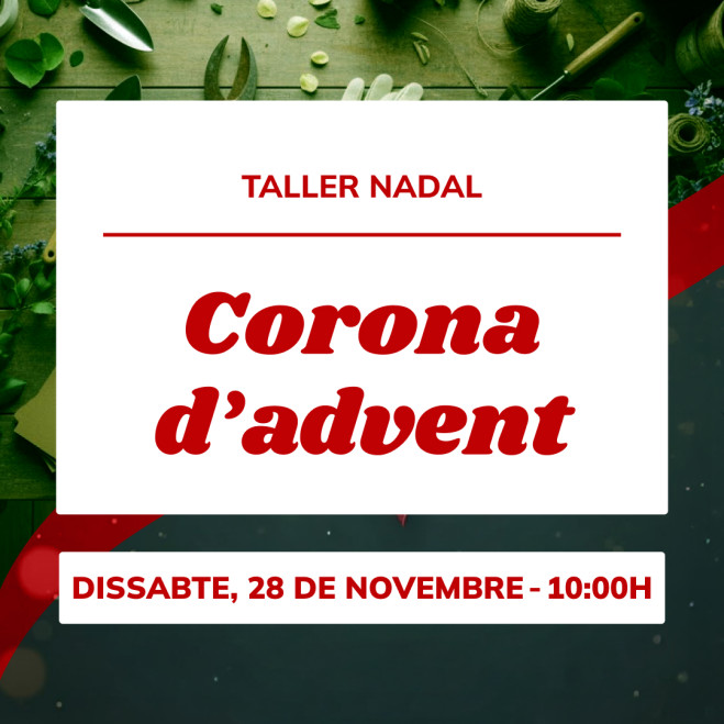 Taller corona de Adviento | Crea tu centro navideño con velas
