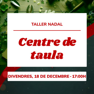 Taller centro de mesa navideño | Crea tu decoración floral para las fiestas 2