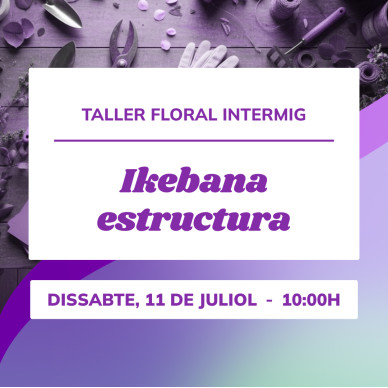 Taller intermedio de ikebana | Composición vertical con técnica floral