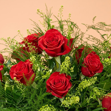 Compra Coixí de Roses a Barcelona | Flors per a Difunts 2