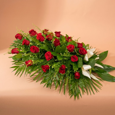 Comprar Ramo Funerario de Rosas Rojas en Barcelona | Flores para Difuntos