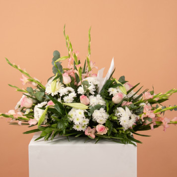 Comprar Cojín de Flor Variada en Barcelona | Flores para Difuntos