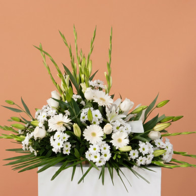 Compra Coixí de Flor Variada a Barcelona | Flors per a Difunts