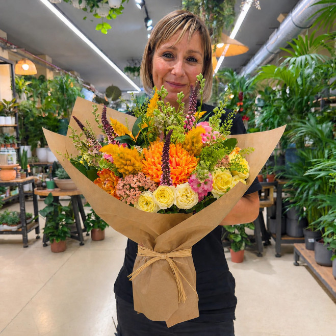 Ram Sunset Bouquet 70€ | Flores Navarro Barcelona
