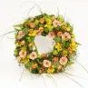 Coronas de flores funerarias